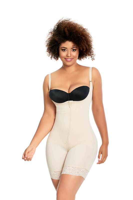 Ann Michell Body Shaper Tummy Control Zipper Ayde 1063 - BCURVED