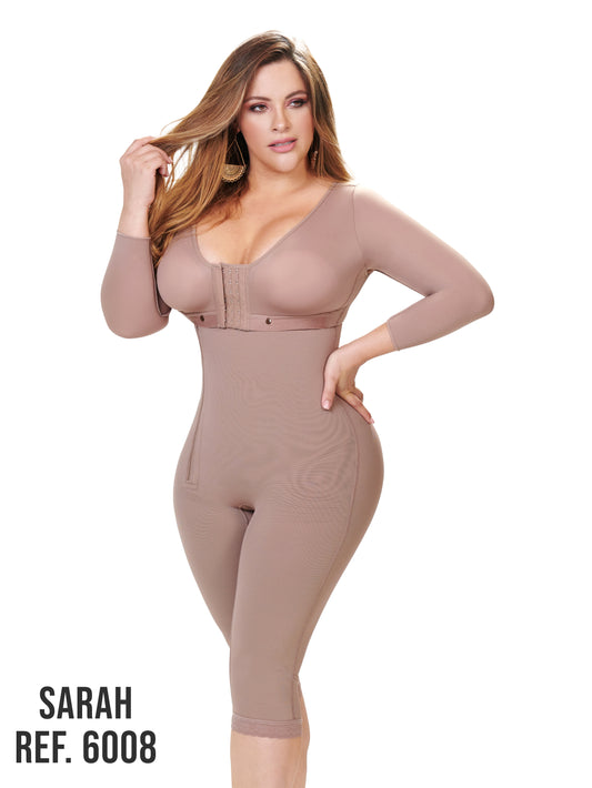 Ann Michell Knee Length Full Control Body Sarah 6008 - BCURVED