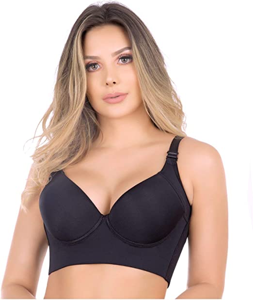 BRA 8532 Extra Firm High Compression Full Cup Push Up Bra | Powernet - BCURVED