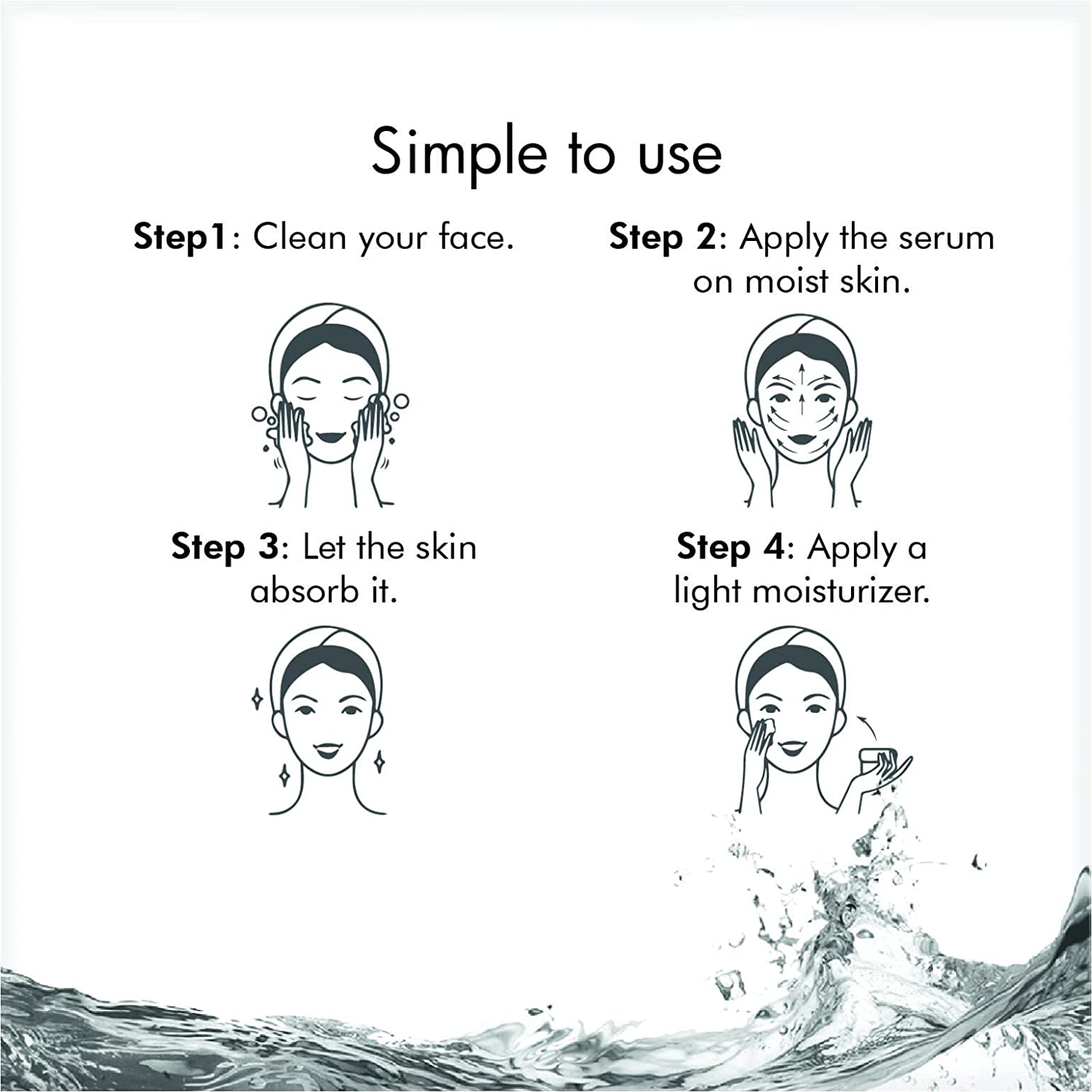 White Skin Whitening Fade Spots Serum Arbum, Niacinamide Dr Rashel - BCURVED