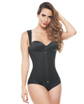 Ann Michell 5055 Eva Powernet Vest - Latex Free Black Fajas Colombianas Chaleco - BCURVED