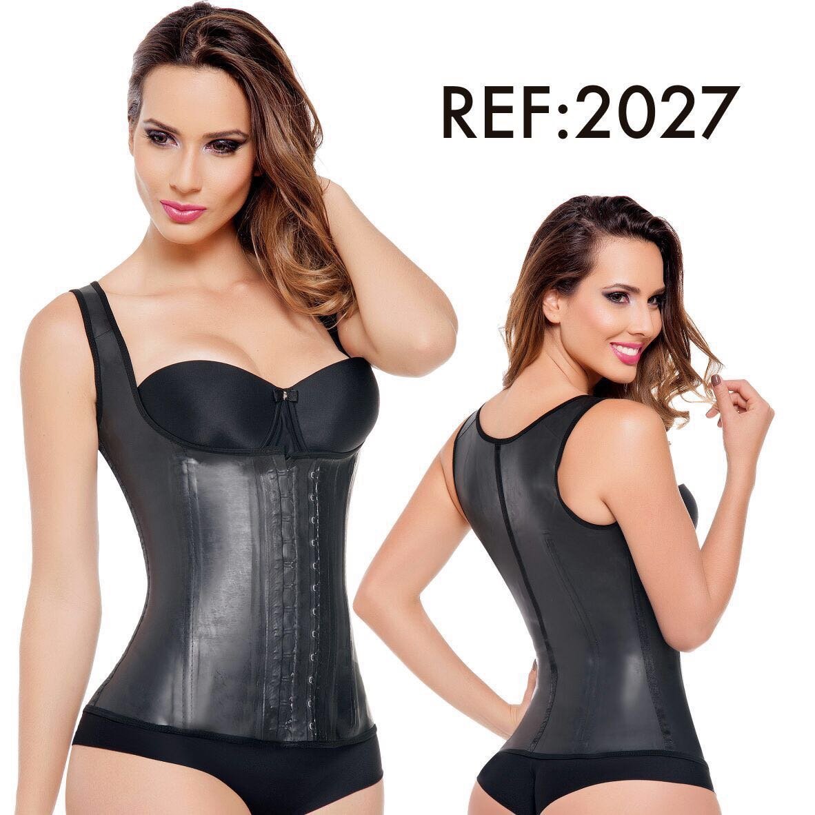Waist Training Vest Latex Ann Michell Thick Straps 2027D Latex - BCURVED