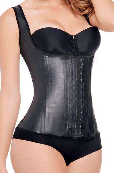 Waist Training Vest Latex Ann Michell Thick Straps 2027D Latex - BCURVED