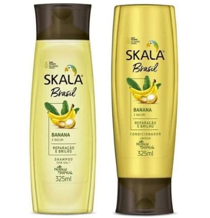SKALA BOMBA of banana vitamins Shampoo and Conditioner (1 SET) - BCURVED