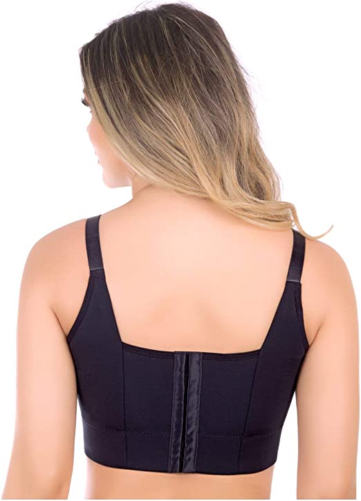 Ann Michell 5055 Eva Powernet Vest - Latex Free Black Fajas