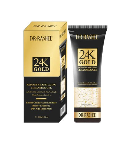 24K Gold Radiance & Anti-Aging Cleansing Gel 3.62oz - BCURVED