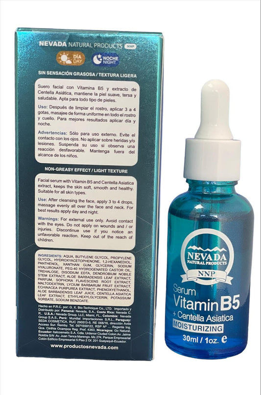 Facial serum with Vitamin B5 and Centella Asiatica extract Nevada - BCURVED