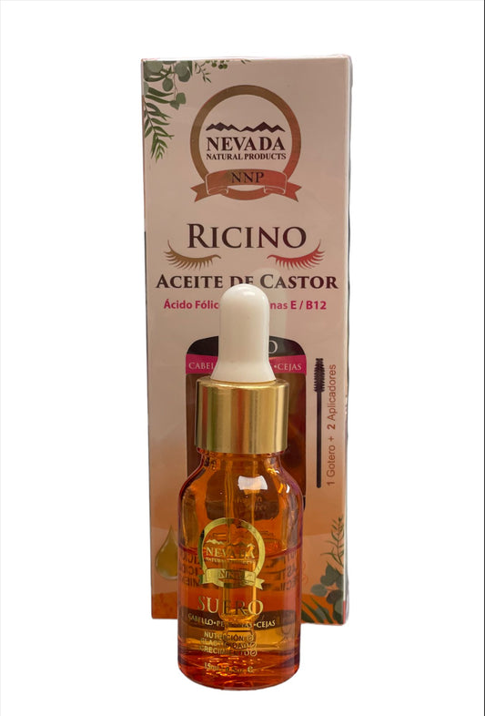 Castor Oil RICINO Nevada Folic Acid + Vitamin E / B12 - BCURVED