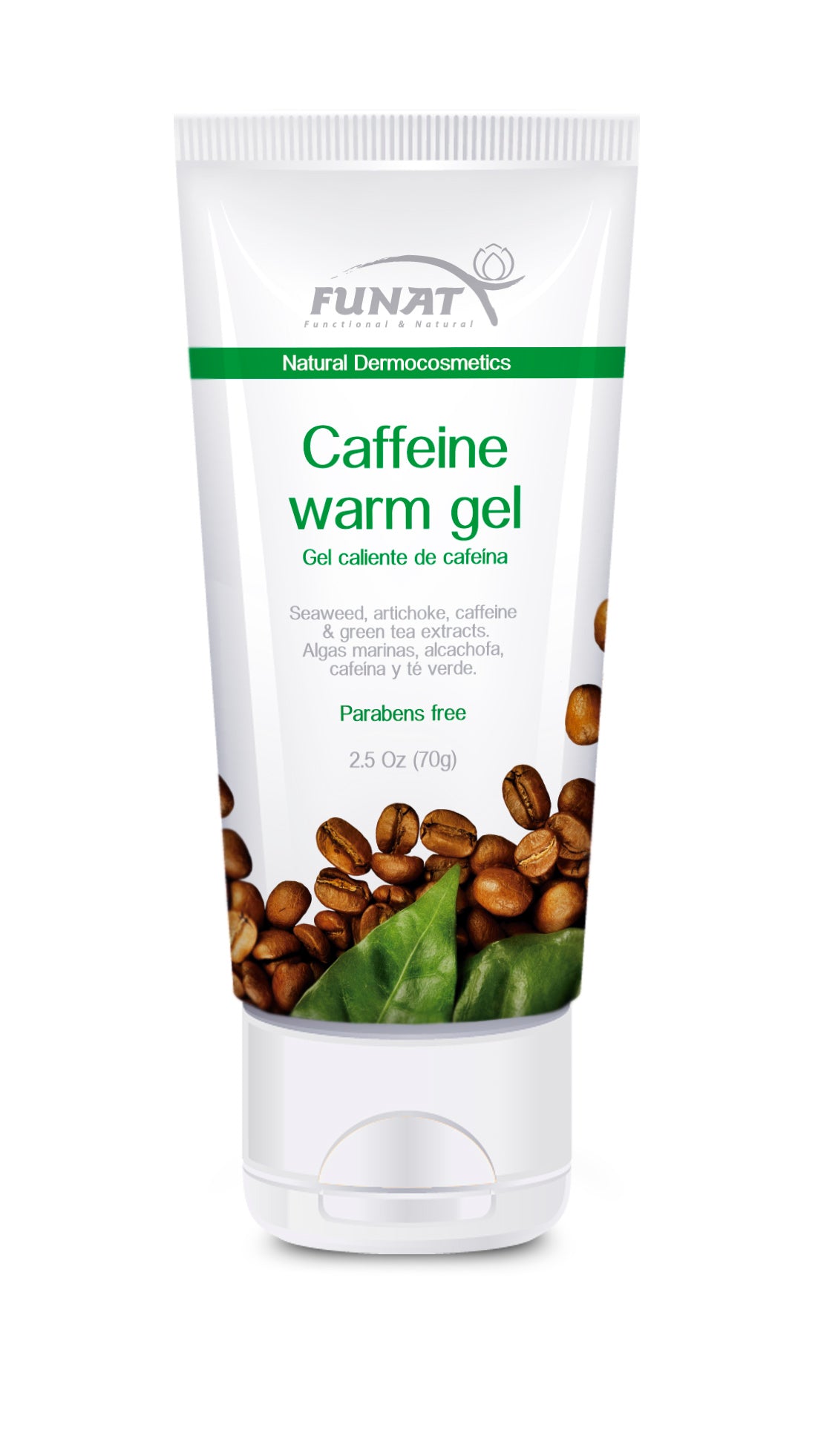 Funat Natural Body Fat Burner Caffeine Warm Gel Body Scrub Gel Adelgazante 2.5 - BCURVED